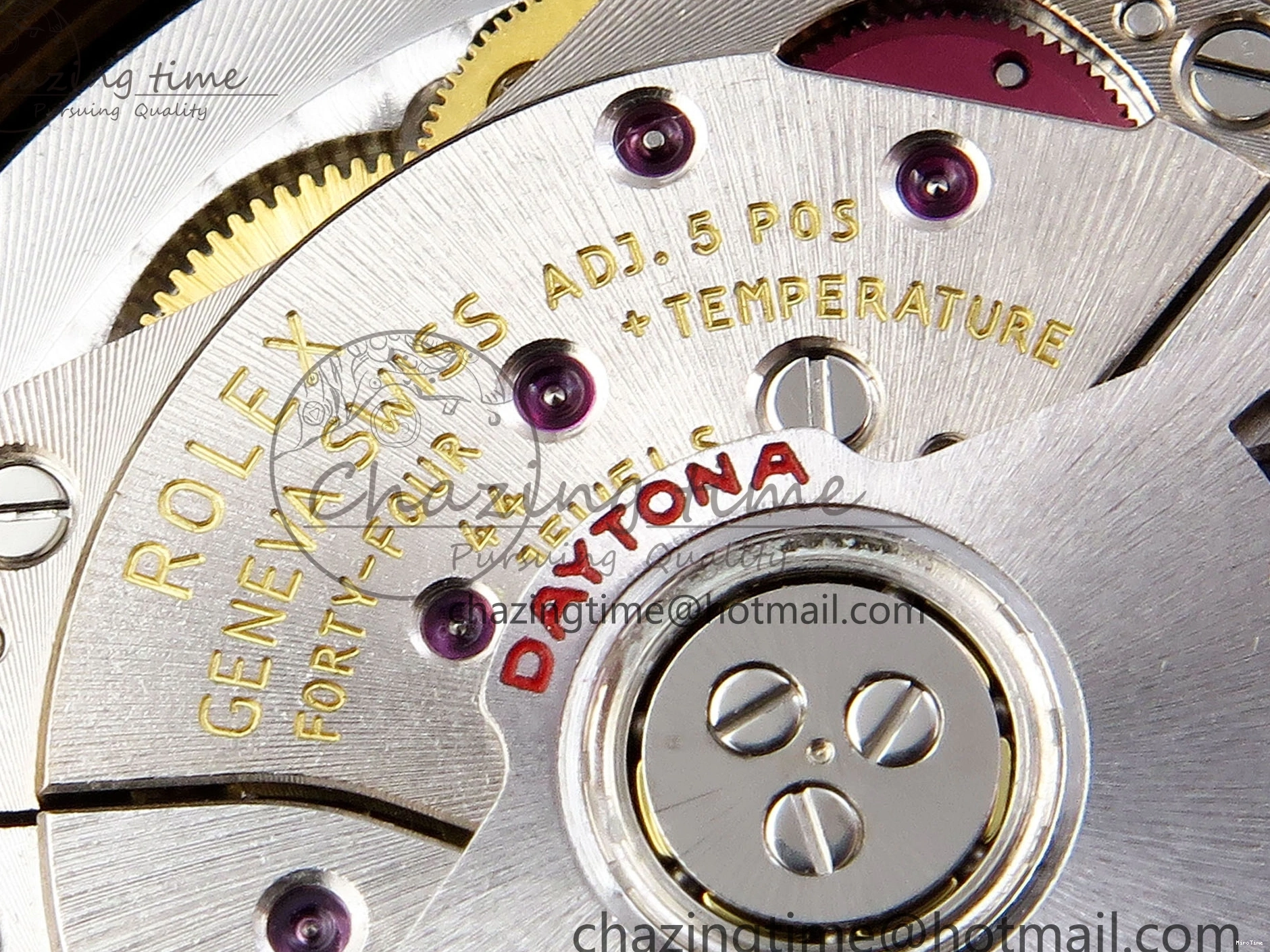 MiroTime 0117 Minimalist DAYTONA 116518 APSF 1:1 BEST EDITION WHITE DIAL ON OYSTERFLEX RUBBER STRAP SH 1781